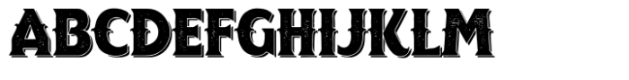 Wiltshire Deco Shadow Vintage Font UPPERCASE