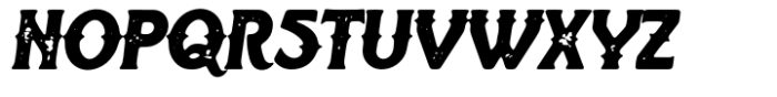 Wiltshire Deco Vintage Italic Font UPPERCASE
