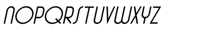 Wiltshire Dining JNL Oblique Font UPPERCASE