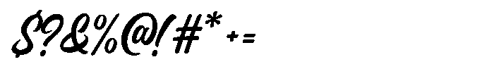 Wilzten Font OTHER CHARS