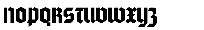 Wimaria Gotisch Font UPPERCASE