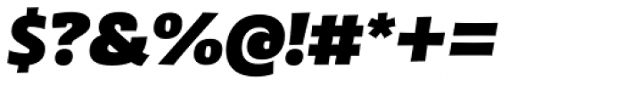 Winco UltraBlack Italic Font OTHER CHARS