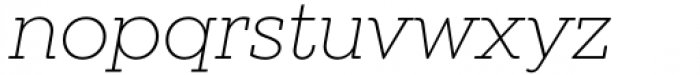 Winden Alt Light Italic Font LOWERCASE
