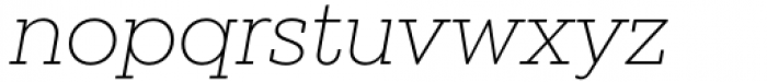 Winden Light Italic Font LOWERCASE