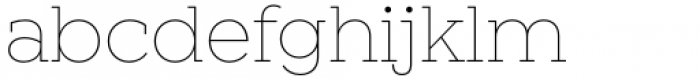 Winden Thin Font LOWERCASE
