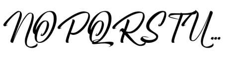 Windey Signature Regular Font UPPERCASE