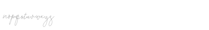 Windmill Script Font LOWERCASE