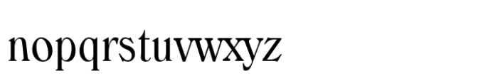 Windsor Std Light Condensed Font LOWERCASE