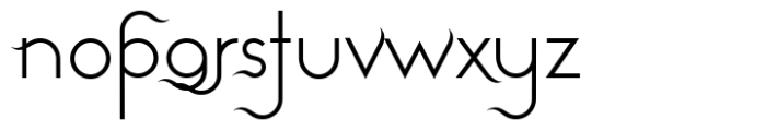 Windswept Demi Bold Font LOWERCASE