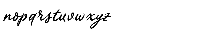 Windy Village Font LOWERCASE