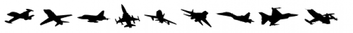 Wingbat Flight Font OTHER CHARS