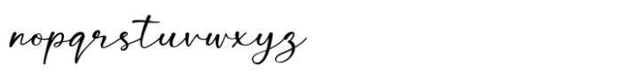 Wings Signature Font LOWERCASE