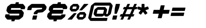 Winkell Extra Wide Bold Italic Font OTHER CHARS