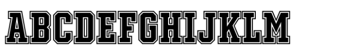 Winner College Condensed Bold Font