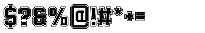 Winner College Regular Bold Font OTHER CHARS