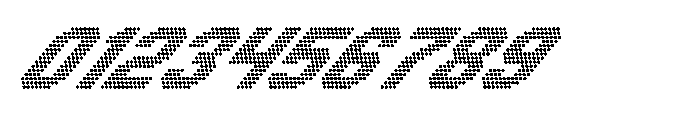 Winner Scoreboard Black Extra Italic Font OTHER CHARS