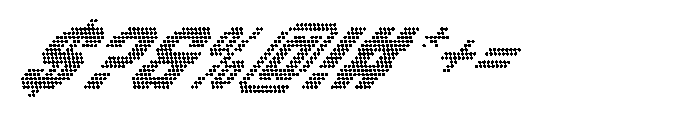 Winner Scoreboard Black Extra Italic Font OTHER CHARS