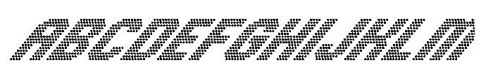 Winner Scoreboard Black Extra Italic Font UPPERCASE