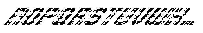 Winner Scoreboard Black Extra Italic Font UPPERCASE