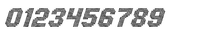 Winner Scoreboard Black Italic Font OTHER CHARS