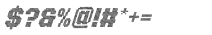 Winner Scoreboard Black Italic Font OTHER CHARS