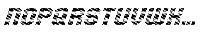 Winner Scoreboard Black Italic Font LOWERCASE