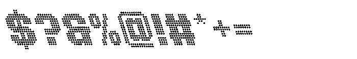 Winner Scoreboard Black Retalic Font OTHER CHARS