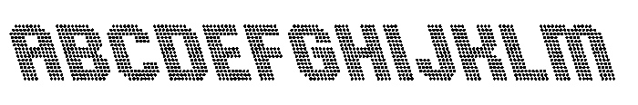 Winner Scoreboard Black Retalic Font UPPERCASE