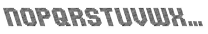 Winner Scoreboard Black Retalic Font LOWERCASE