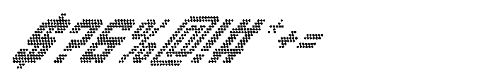Winner Scoreboard Bold Extra Italic Font OTHER CHARS