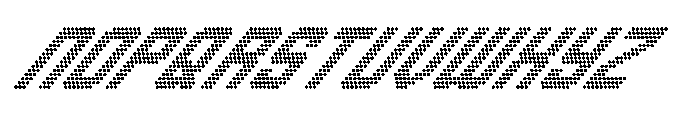 Winner Scoreboard Bold Extra Italic Font UPPERCASE