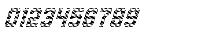 Winner Scoreboard Bold Italic Font OTHER CHARS
