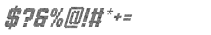 Winner Scoreboard Bold Italic Font OTHER CHARS