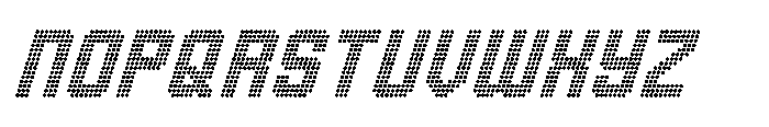 Winner Scoreboard Bold Italic Font UPPERCASE