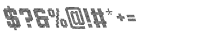 Winner Scoreboard Bold Retalic Font OTHER CHARS