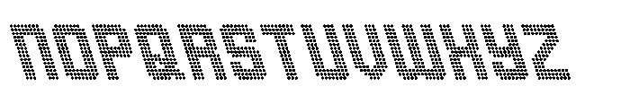 Winner Scoreboard Bold Retalic Font LOWERCASE