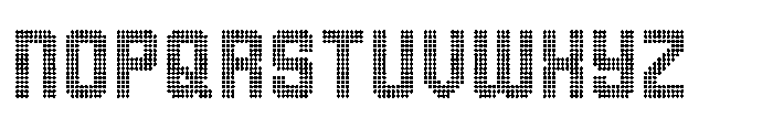 Winner Scoreboard Bold Font LOWERCASE