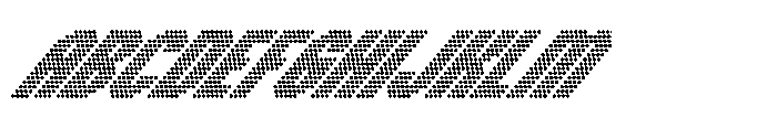Winner Scoreboard Condensed Black Extra Italic Font UPPERCASE