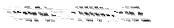 Winner Scoreboard Condensed Black Extra Retalic Font LOWERCASE