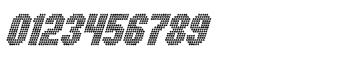 Winner Scoreboard Condensed Black Italic Font OTHER CHARS