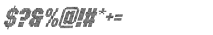 Winner Scoreboard Condensed Black Italic Font OTHER CHARS