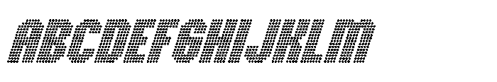 Winner Scoreboard Condensed Black Italic FONT