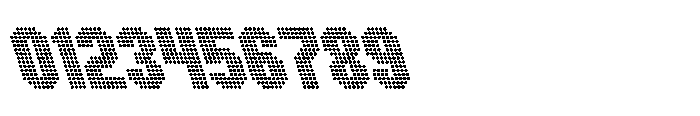 Winner Scoreboard Condensed Black Retalic Font OTHER CHARS