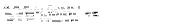 Winner Scoreboard Condensed Black Retalic Font OTHER CHARS