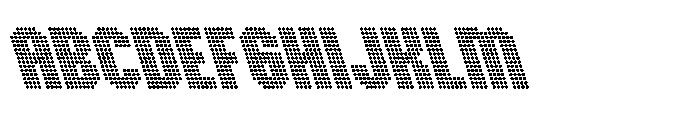 Winner Scoreboard Condensed Black Retalic FONT