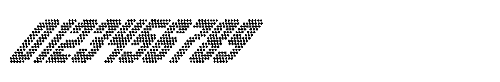 Winner Scoreboard Condensed Bold Extra Italic Font OTHER CHARS