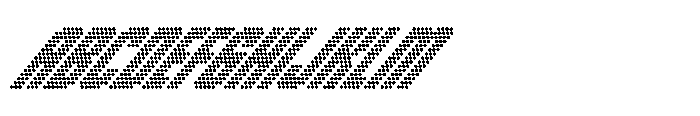 Winner Scoreboard Condensed Bold Extra Italic FONT