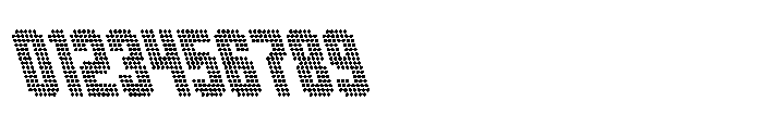 Winner Scoreboard Condensed Bold Retalic Font OTHER CHARS