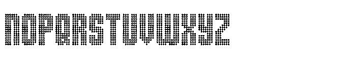 Winner Scoreboard Condensed Bold Font LOWERCASE