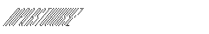Winner Scoreboard Condensed Light Extra Italic Font LOWERCASE